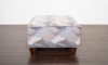 Picture of Halifax Square Geometric Patterned Ottoman