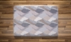 Picture of Halifax Square Geometric Patterned Ottoman