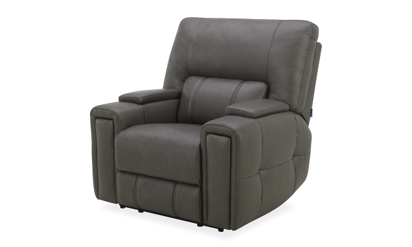 Picture of Harrison Coal Leather Triple Power Recliner