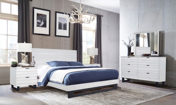 Picture of Rio White Platform Bed