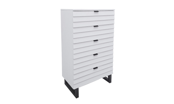 Picture of Rio White 5-Drawer Chest