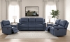 Picture of Dream Dayflower Leather Power Sofa