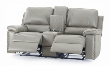 Picture of Dream Dove Leather Power Loveseat