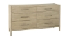 Picture of Zuri Champagne 6-Drawer Dresser
