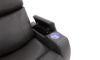 Picture of Diana Charcoal Dual Power Home Theatre Recliner