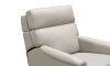Picture of Luca Dove Leather Dual Power Recliner