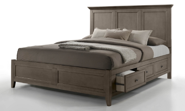 Picture of San Mateo Gray Arts & Crafts Storage Beds