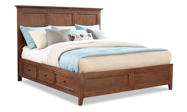 Picture of San Mateo Cherry Arts & Crafts Storage Beds