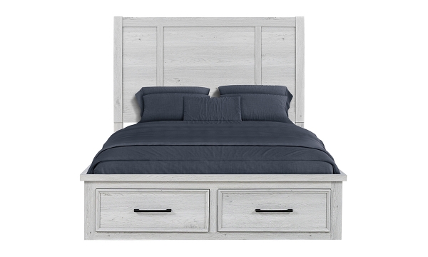 Picture of Dominic Gray King Sleigh Bed