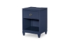Picture of Orlando Blue 1-Drawer Nightstand