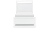 Picture of Orlando White Panel Bed with Lights