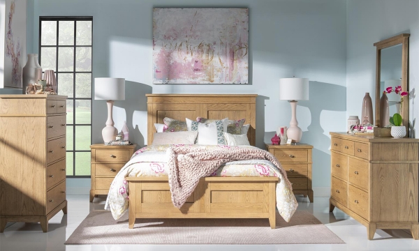 Picture of Todays Traditions Hickory Panel Bed