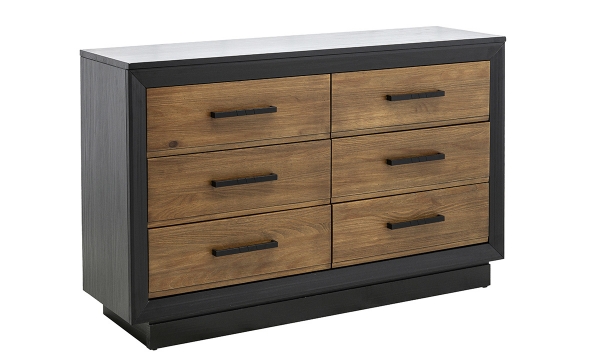 Picture of Carbonado Two-tone 6-Drawer Dresser