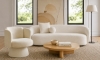 Picture of Heidemaria White Curved Arm Sofa