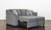 Picture of Tribeca Chambray Full Sleeper Loveseat