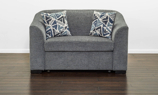 Picture of Tribeca Chambray Twin Sleeper Chair