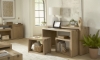 Picture of Lyndon Cashmere Nesting Sofa Table with Stools
