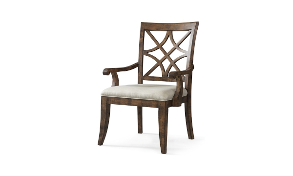 Picture of Trisha Yearwood Coffee Splat Back Arm Chair