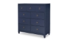 Picture of Orlando Blue 7-Drawer Bureau