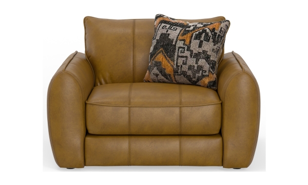 Picture of Janine Caramel Leather Chair