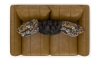 Picture of Janine Caramel Leather Loveseat