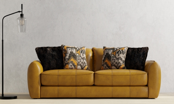 Picture of Janine Caramel Leather Sofa