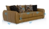 Picture of Janine Caramel Leather Sofa