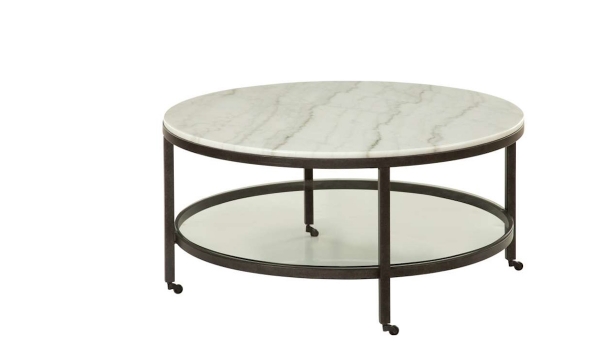 Picture of Whitman Ivory Round Cocktail Table