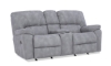 Picture of Filly Gray Reclining Console Loveseat