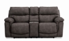 Picture of Mare Pewter Power Console Loveseat
