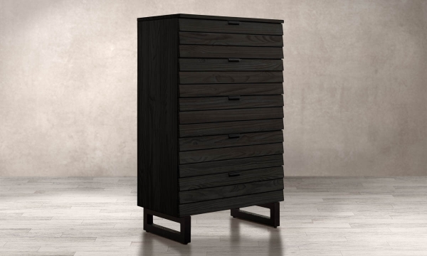Picture of Rio Black 5-Drawer Chest