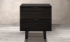 Picture of Rio Black 2-Drawer Nightstand