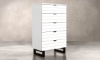 Picture of Rio White 5-Drawer Chest