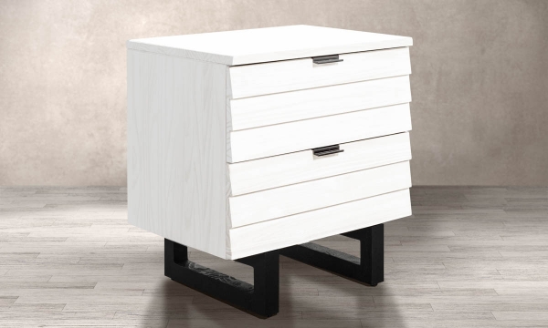 Picture of Rio White 2-Drawer Nightstand