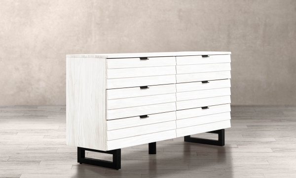 Picture of Rio White 6-Drawer Dresser