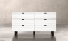 Picture of Rio White 6-Drawer Dresser