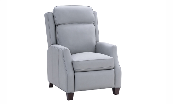 Picture of Nixon Chrome Leather Pushback Recliner