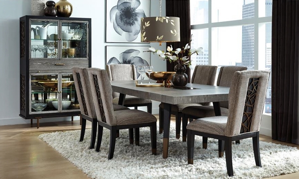 Picture of Kestra Two-Tone 5-Piece Rectangular Dining Set