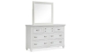 Picture of Shutter Lane White 7-Drawer Dresser