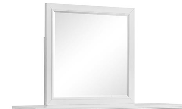 Picture of Shutter Lane White Landscape Mirror