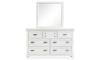 Picture of Shutter Lane White Landscape Mirror