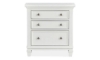 Picture of Shutter Lane White 3-Drawer Nightstand
