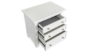 Picture of Shutter Lane White 3-Drawer Nightstand