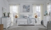 Picture of Shutter Lane White 4-Drawer Door Chest