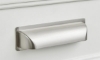 Picture of Shutter Lane White 4-Drawer Door Chest