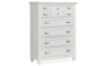 Picture of Shutter Lane White 5-Drawer Chest