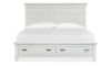 Picture of Shutter Lane White Panel Storage Bed